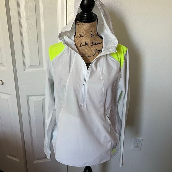 Under Armour Women's 'Run Anywhere' Anorack Windbreaker Jacket-Size Medium - Picture 4 of 10